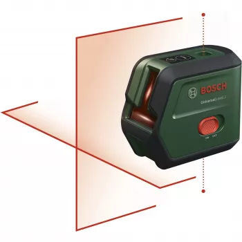 Bosch UniversalLevel 2 UNI komplekts krustlīniju lāzers ar statīvu un somu 0603663FZ1