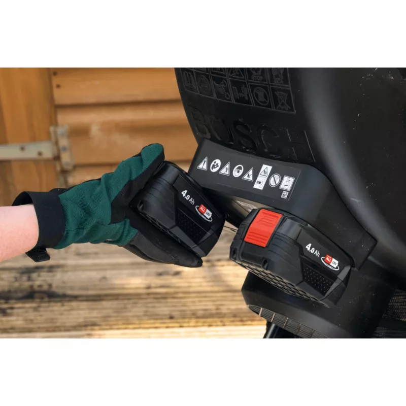 Bosch UniversalShredder Solo Cordless Garden Shredder, 36V (2x18V), 40mm Branch Capacity, 50L Collection Box, Green/Black, Bare Tool (06008E0001)