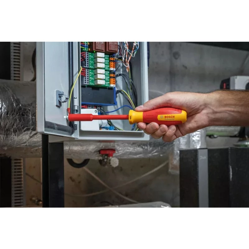 Bosch VDE izolētu skrūvgriežu komplekts 1600A02NF3, 7 gab., plakanie/Phillips/Pozidriv, 1000V, IEC 60900