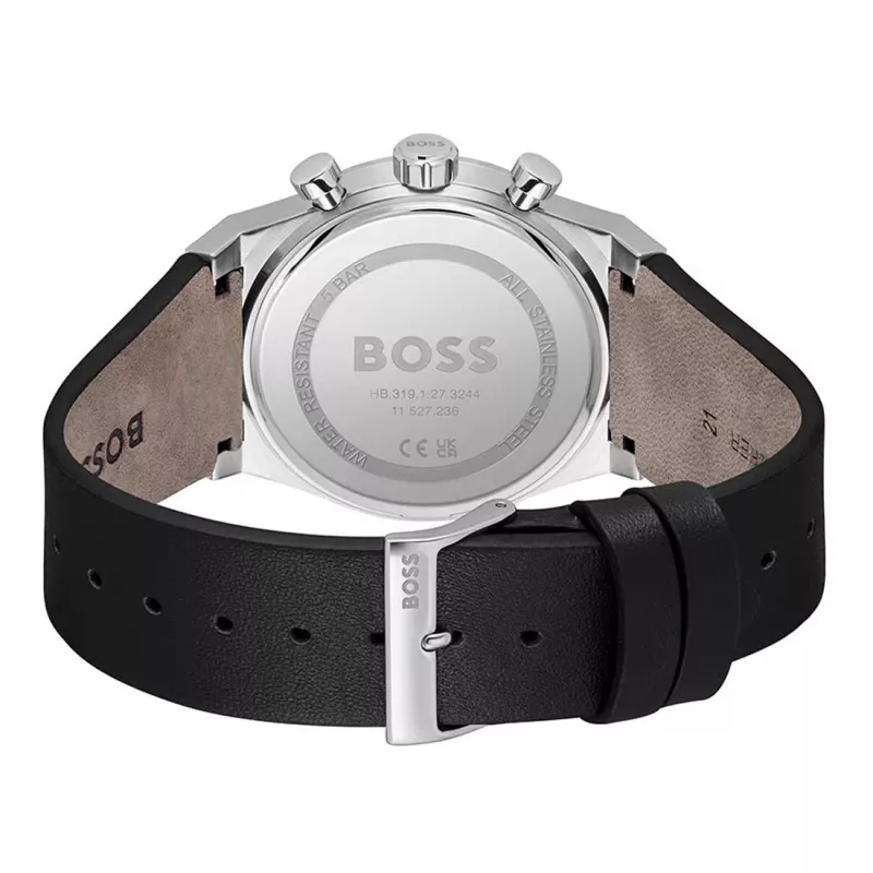BOSS Hero vīriešu hronogrāfa pulkstenis 1514218 41mm nerūsējošais tērauds zils ciparnīca