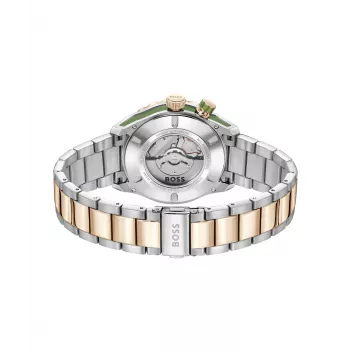 BOSS vīriešu pulkstenis 1514181 kvarca hronogrāfs 42mm nerūsējošais tērauds melns ciparnīca