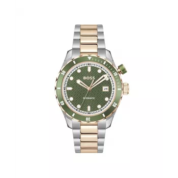 BOSS vīriešu pulkstenis 1514181 kvarca hronogrāfs 42mm nerūsējošais tērauds melns ciparnīca