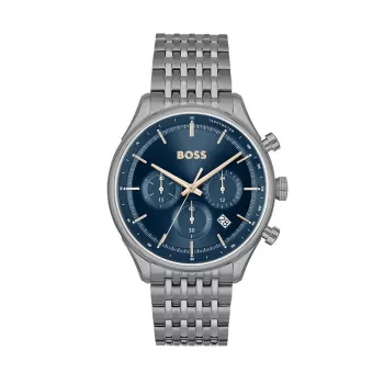 BOSS Men's Skymaster Chronograph Blue Dial Stainless Steel Watch 1514083