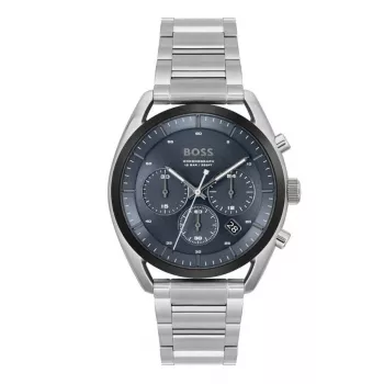 BOSS Skymaster hronogrāfa pulkstenis 1514093 44mm Nerūsējošais tērauds Zils ciparnīca