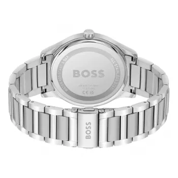 BOSS pulkstenis 1513979 Pilot Edition 43mm zils ciparnīca brūna āda