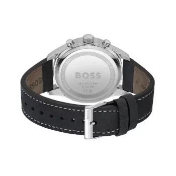 BOSS Vīriešu Pulkstenis 1513987 44mm Nerūsējošais Tērauds Zils Ciparnīca Hronogrāfs