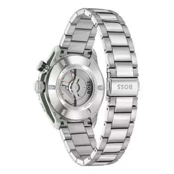 BOSS vīriešu pulkstenis 1514178 42mm nerūsējošais tērauds zils ciparnīca hronogrāfs