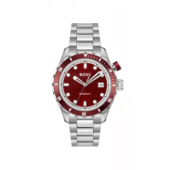 BOSS vīriešu pulkstenis 1514179 42mm nerūsējošais tērauds zils ciparnīca hronogrāfs