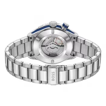 BOSS vīriešu pulkstenis 1514212 42mm nerūsējošais tērauds zils ciparnīca hronogrāfs