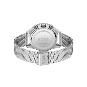 BOSS Velocity Vīriešu Hronogrāfa Pulkstenis 1513905 46mm Melns Silikons