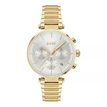 BOSS Women's 1502775 Quartz Analog Watch 36mm Stainless Steel Mesh Silver