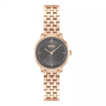 BOSS Women's 1502820 Pulkstenis 28mm Nerūsējošā Tērauda Siets Sudrabs