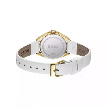 BOSS sieviešu Purity 1502619 kvarca analogais pulkstenis 39mm sudraba nerūsējošā tērauda sieta
