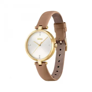 BOSS Sieviešu Pulkstenis 1502652 32mm Sudraba Nerūsējošais Tērauds Kvarcs
