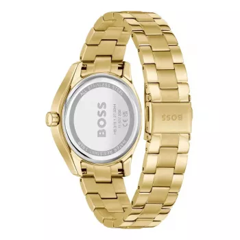 BOSS Sieviešu Pulkstenis 1502745 38mm Roze Zelts Nerūsējošais Tērauds