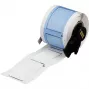 BRADY PermaSleeve Termosarūkošais vadu marķējums, melns uz balta, 0.75 inch platums, 21 pēda, 16-10 AWG
