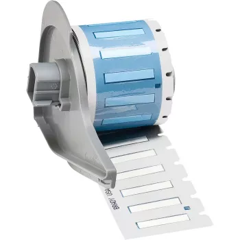 BRADY PermaSleeve termokrūmīšu komplekts vadu marķēšanai, balts, 3:1, 16-10 AWG, 50.8 mm, 160 gab. kasetnē