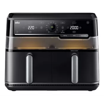 Braun Air Fryer TD5073IBK - 5,5L digitālais fritieris, 1700W, melns