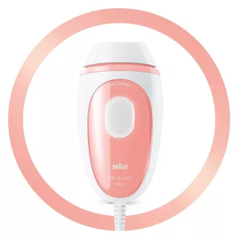 Braun Silk-expert PL1000 Gaismas matu noņēmējs Intense Pulsed Light (IPL) Rozā, Balts