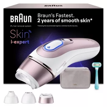 Braun Skin i·expert PL7321 IPL matu noņemšanas sistēma Balta, Rožu zelta