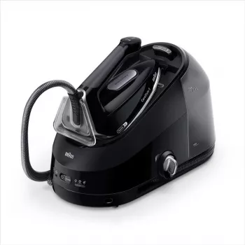 BRAUN Steam Generator IS5249BK - 2400 W, 7.5 bar, 2 L Tank, Black/Grey