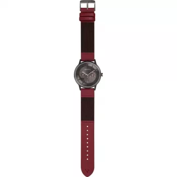 Breil vīriešu pulkstenis TW1737 35mm nerūsējošais tērauds kvarcs analogs melns ciparnīca sudraba aproce