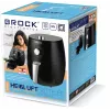 Brock AFM 3501 BK Fritēšanas gaisa friteris 3,5L 1300-1500W melns digitālais groza friteris
