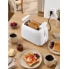 Brock BT 1008 WH 2 šķēļu maizes grauzdētājs 750W balts