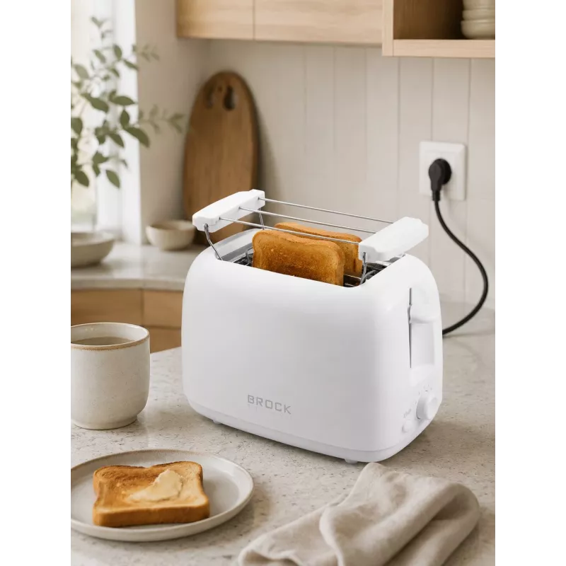 Brock BT 1008 WH 2 šķēļu maizes grauzdētājs 750W balts