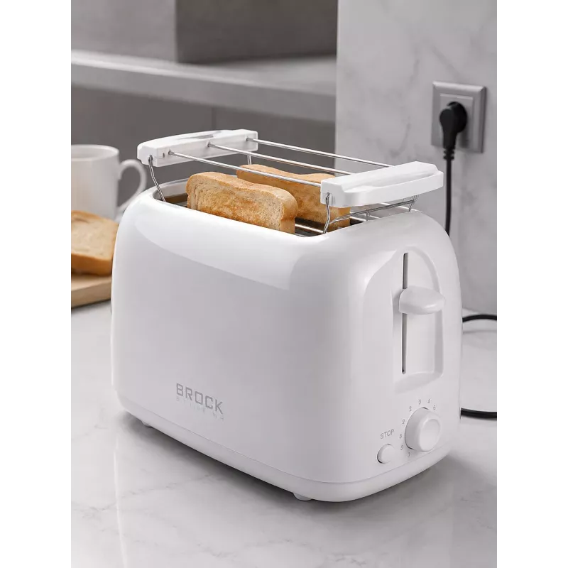 Brock BT 1008 WH 2 šķēļu maizes grauzdētājs 750W balts
