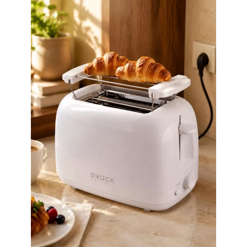 Brock BT 1008 WH 2 šķēļu maizes grauzdētājs 750W balts