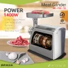 Brock MG 1601 SS gaļas maļamā mašīna 1400W, sarkana/tērauda