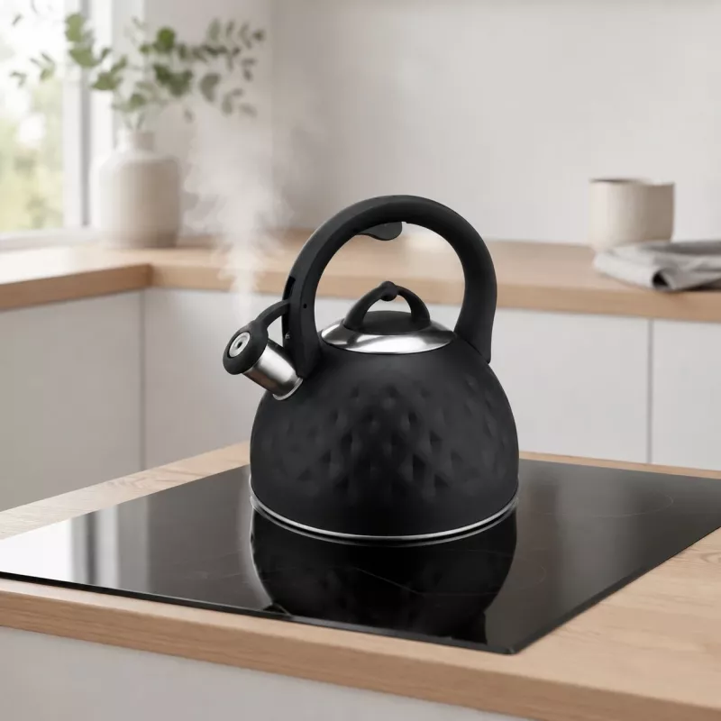Brock MWK 003 BK La Cuisinette elektriskā tējkanna 2,5 L 2200 W melna/nerūsējošais tērauds