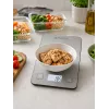Brock SKS 1009 digitālie virtuves svari ar LED displeju, 5 kg ietilpība, 1 g precizitāte, rūdīta stikla platforma, melni