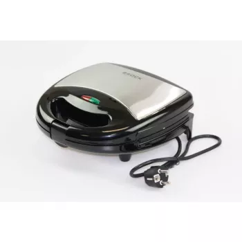Brock SSM 2004 SS 3-in-1 sviestmaižu, vafļu un riekstiņu gatavotājs, 750W, melns/tērauds
