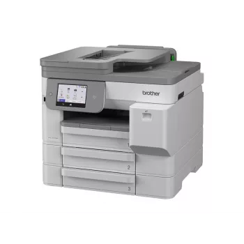 Brother MFC-J5117DW A3 krāsu tintes daudzfunkcionālā printeris ar drukāšanu, kopēšanu, skenēšanu, faksu, divpusējo drukāšanu, Wi-Fi, Ethernet, USB, 250 lokšņu padevi, 50 lokšņu ADF, skārienekrānu, balts