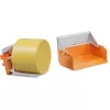 BRUDER 02353 trīsceļu izgāztuve ar iekraušanas kasti un dakšām, 1:16 mērogs, zaļa/pelēka