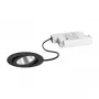Brumberg 39363183 BB03 Apaļš Iebūvējams LED Prožektoru Komplekts, 6W, 230V, Grozāms, Melns, 3000K, Fāzes Dimmējams
