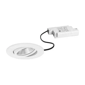 BRUMBERG BB23 LED Iebūvējamais Prožektoru Komplekts 7W 230V IP65 Apaļš Balts Grozāms 3000K Silts Balts Fāzes Nogriešanas Dimējams