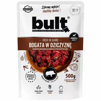 BULT Venison Pâté mitrā suņu barība iepakojumā 500g