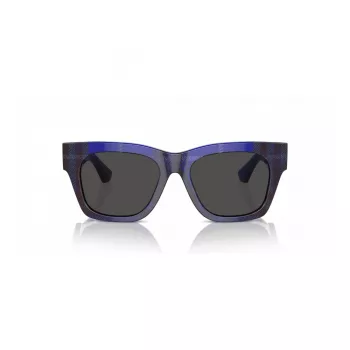 Burberry BE4424 Women's Sunglasses Dark Havana Frame Dark Grey Lens 52/18/140 mm