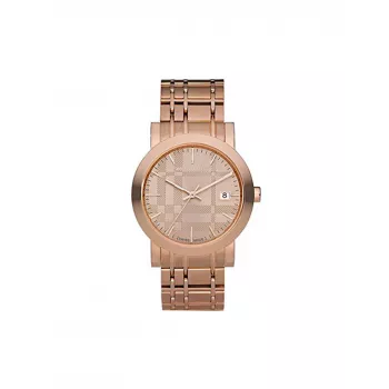 Burberry BU1864 vīriešu pulkstenis 38 mm melna āda