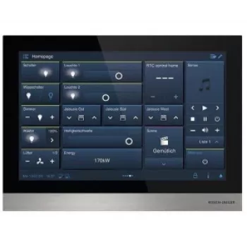 Busch-Jaeger IP touch 10 LAN/WLAN H8237-4B-03 viedās mājas vadības panelis ar 10,1 collu skārienekrānu, melns 2TMA130050B0058