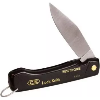 C.K Tools C9035L elektriķa salokāmais nazis ar pīķa asmeni, 110 mm aizvērtā garumā