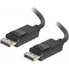 C2G 5.0m DisplayPort kabelis ar fiksatoriem, vīrišķais uz vīrišķo, melns 84403