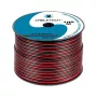 CABLETECH CCA Skaļruņu kabelis 2.5mm Melns-Sarkans 2 dzīslu plakans dvīņu vads uz ruļļa