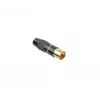 CABLETECH Metal TV Antenas Kontaktligzda Melna