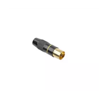 CABLETECH Metal TV Antenas Kontaktligzda Melna