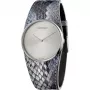 CALVIN KLEIN K5V231Q4 Sieviešu pulkstenis 39mm kvarca nerūsējošais tērauds rozā zelta PVD āda melna