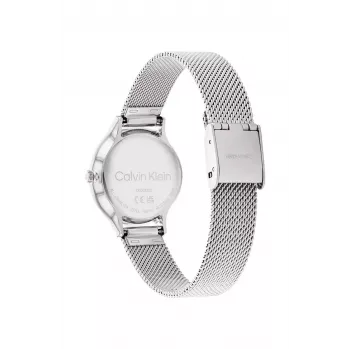 CALVIN KLEIN Sieviešu pulkstenis 25200058 28mm Sudraba nerūsējošā tērauda sietiņš